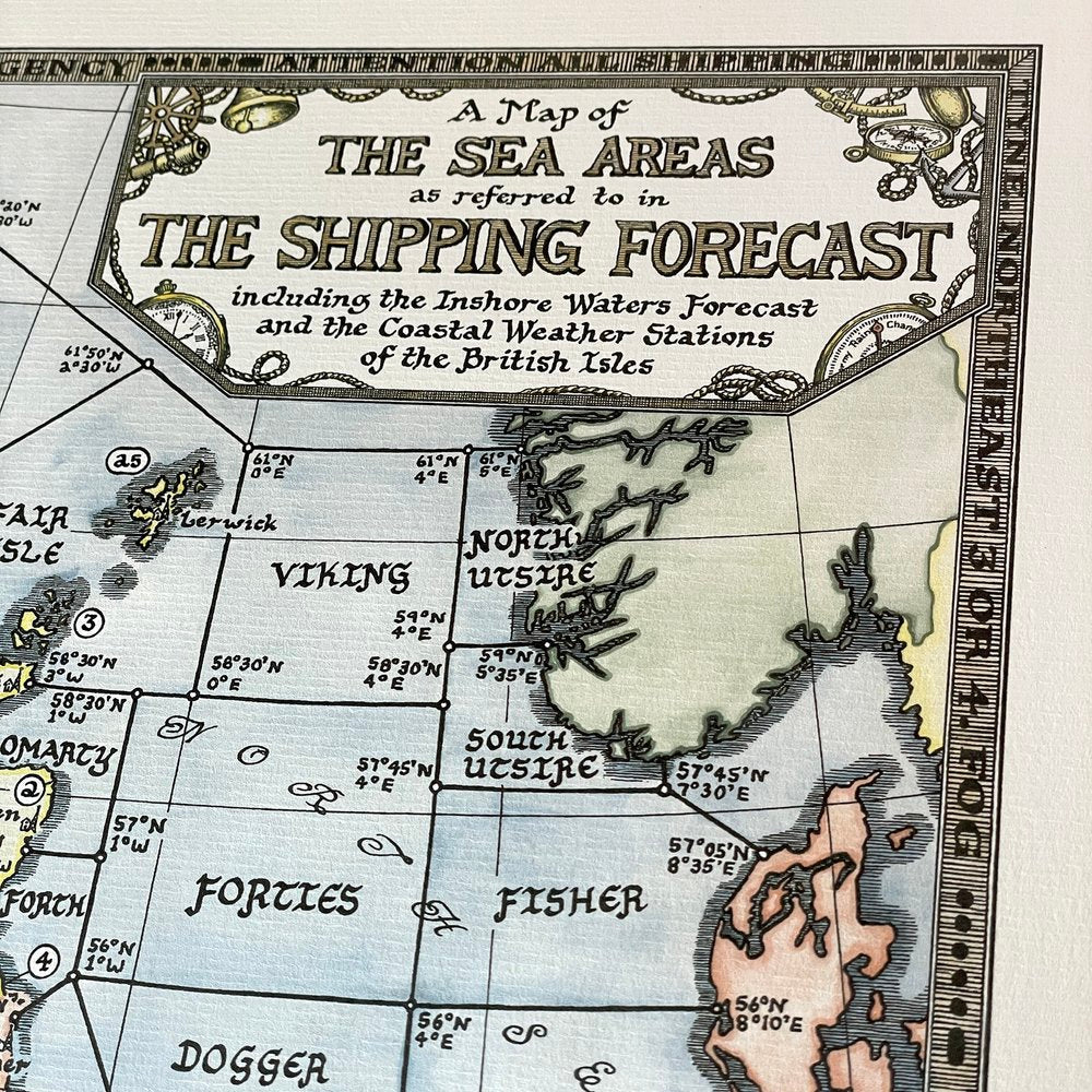 The NEW Colour Shipping Forecast Map