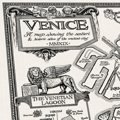 The Venice Map | Limited Edition Print | 1st Edition