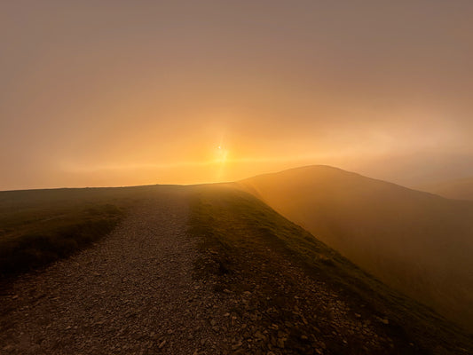 Up on the Helvellyn Ridge for Sunset