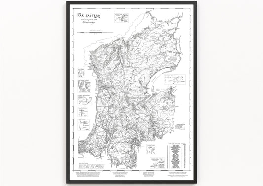 The Far Eastern Fells | Wainwright Map | The Lake District | Rare Print