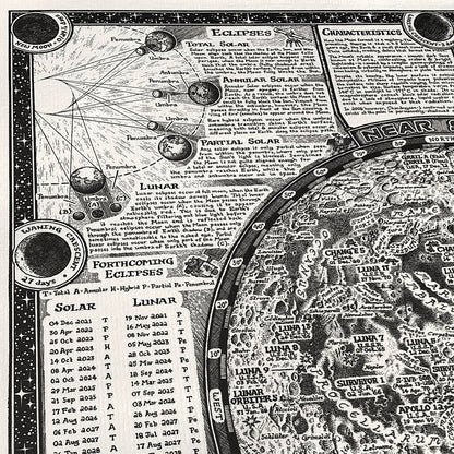 The Moon Map | Limited Edition Print | 1st Edition