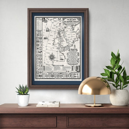 The Shipping Forecast Map | Limited Edition Print | 3rd Edition