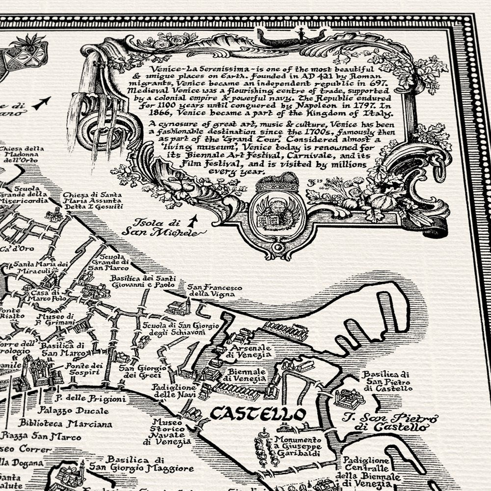 The Venice Map | Limited Edition Print | 1st Edition