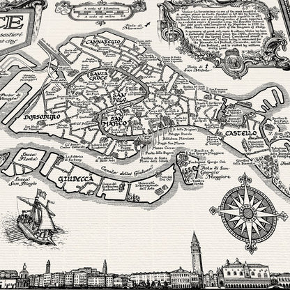 The Venice Map | Limited Edition Print | 1st Edition