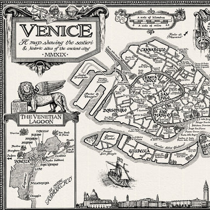 The Venice Map | Limited Edition Print | 1st Edition