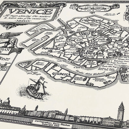 The Venice Map | Limited Edition Print | 1st Edition