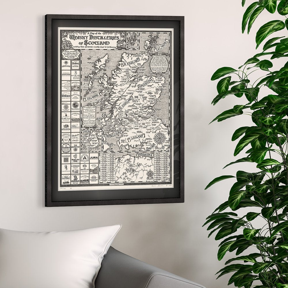 Whisky Map of Scotland | Limited Edition Print | 10th Edition