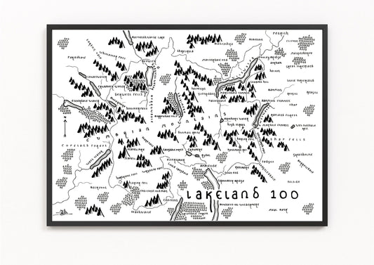 The Lakeland 100 Route