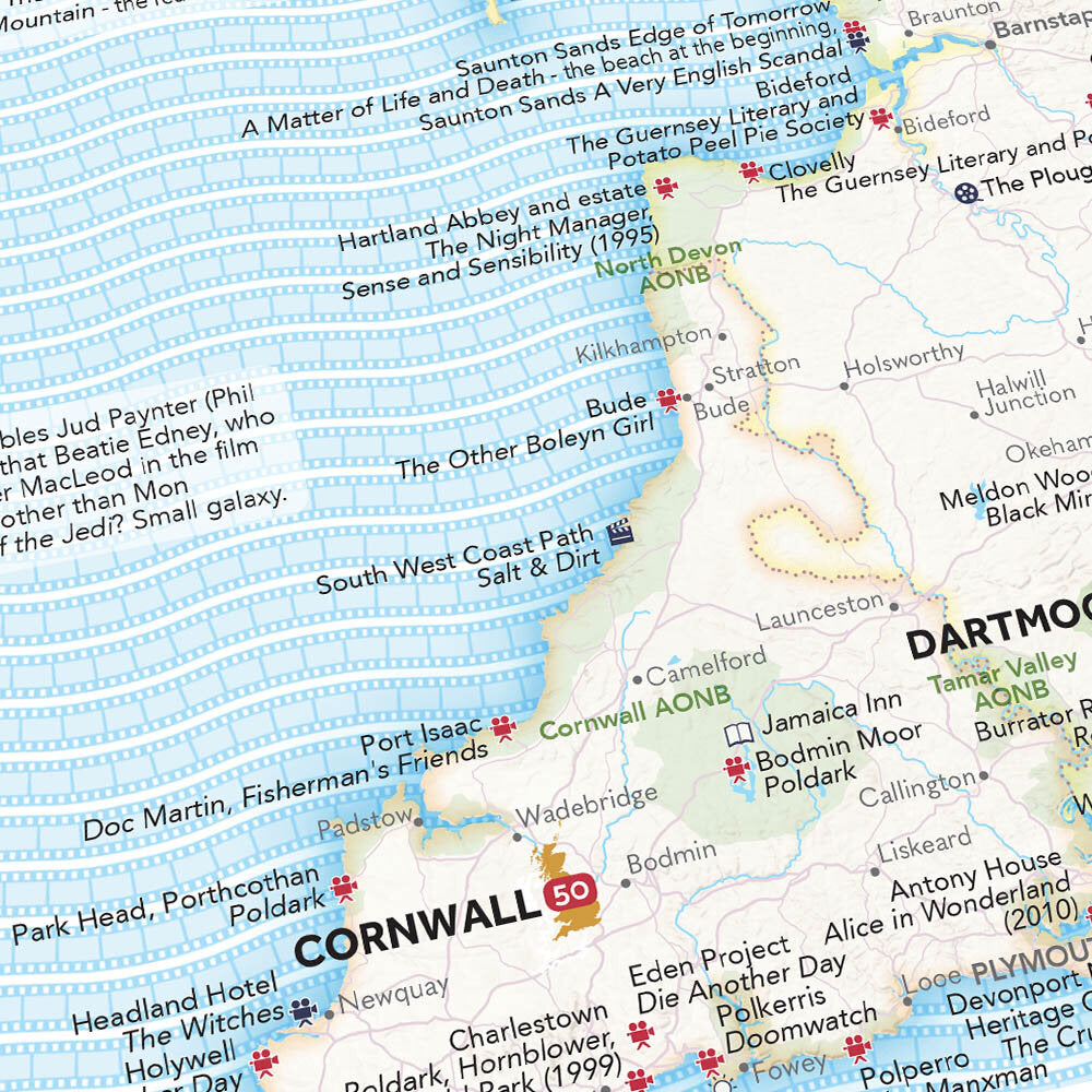 STG’s Lavishly Produced Great British Film and TV Map