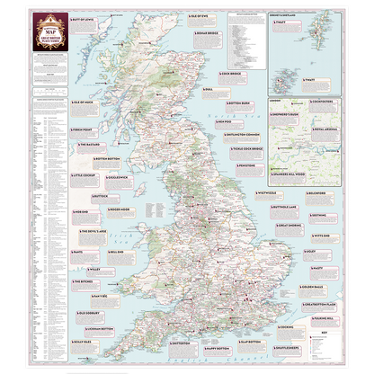 STG's Marvellous Map of Great British Place Names