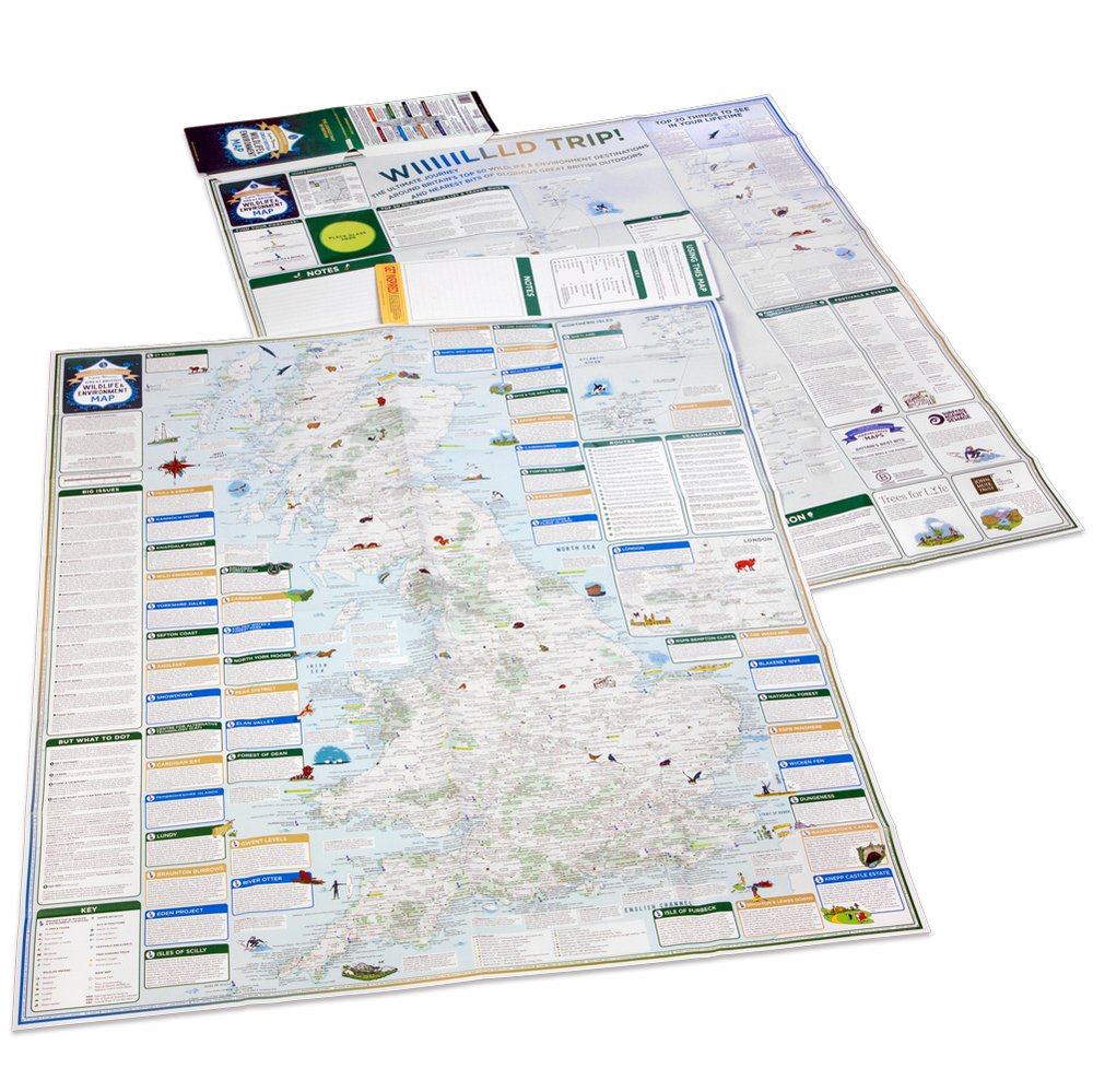 STG’s Eagerly Beavered Great British Wildlife and Environment Map
